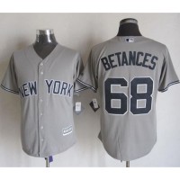 New York Yankees #68 Dellin Betances Grey New Cool Base Stitched MLB Jersey