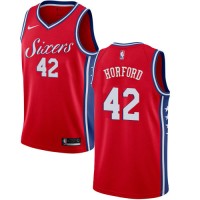 Nike Philadelphia 76ers #42 Al Horford Red NBA Swingman Statement Edition Jersey
