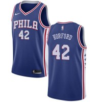 Nike Philadelphia 76ers #42 Al Horford Blue NBA Swingman Icon Edition Jersey