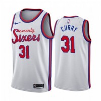 Nike Philadelphia 76ers #31 Seth Curry 2019-20 Unveil Classic Edition White Stitched NBA Jersey