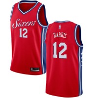 Nike Philadelphia 76ers #12 Tobias Harris Red NBA Swingman Statement Edition Jersey