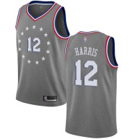 Nike Philadelphia 76ers #12 Tobias Harris Gray NBA Swingman City Edition 2018/19 Jersey