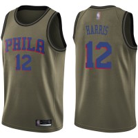 Nike Philadelphia 76ers #12 Tobias Harris Green NBA Swingman Salute to Service Jersey