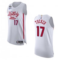 Philadelphia Philadelphia 76ers #17 P.J. Tucker Nike White 2022-23 Authentic Jersey - City Edition