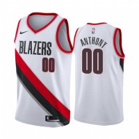 Nike Portland Trail Blazers #00 Carmelo Anthony Men's 2019-20 White Association Edition Swingman NBA Jersey