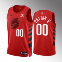 Portland Portland Trail Blazers #00 Gary Payton II Red NBA Men's Nike Statement Edition Swingman Jersey