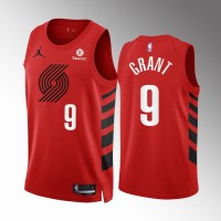 Portland Portland Trail Blazers #9 Jerami Grant Red NBA Men's Nike Statement Edition Swingman Jersey