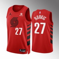 Portland Portland Trail Blazers #27 Jusuf Nurkic Red NBA Men's Nike Statement Edition Swingman Jersey