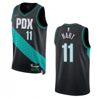 Portland Portland Trail Blazers #11 Josh Hart Unisex Nike Black 2022-23 Swingman Jersey - City Edition
