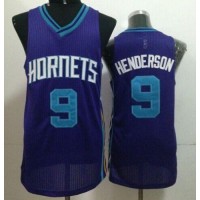 Revolution 30 Charlotte Hornets #9 Gerald Henderson Purple Stitched NBA Jersey