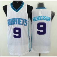Revolution 30 Charlotte Hornets #9 Gerald Henderson White Stitched NBA Jersey