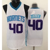 Revolution 30 Charlotte Hornets #40 Cody Zeller White Stitched NBA Jersey
