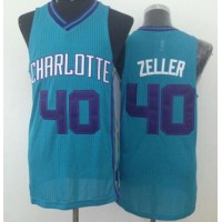 Revolution 30 Charlotte Hornets #40 Cody Zeller Light Blue Stitched NBA Jersey