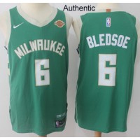 Nike Milwaukee Bucks #6 Eric Bledsoe Green NBA Authentic Icon Edition Jersey