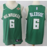 Nike Milwaukee Bucks #6 Eric Bledsoe Green NBA Swingman Icon Edition Jersey