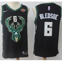 Nike Milwaukee Bucks #6 Eric Bledsoe Black NBA Swingman Statement Edition Jersey