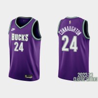 Milwaukee Milwaukee Bucks #24 Pat Connaughton Purple Men's Nike NBA 2022-23 Classic Edition Jersey