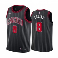 Nike Chicago Bulls #8 Zach Lavine Black 2019-20 Statement Edition NBA Jersey