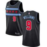Nike Chicago Bulls #9 Patrick Williams Black NBA Swingman City Edition 2018/19 Jersey