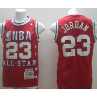1992 All-Star Mitchell And Ness Chicago Bulls #23 Michael Jordan Red Stitched NBA Jersey