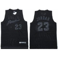 Chicago Bulls #23 Michael Jordan All Black Stitched NBA Jersey