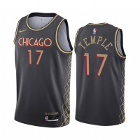 Nike Chicago Bulls #17 Garrett Temple Black NBA Swingman 2020-21 City Edition Jersey