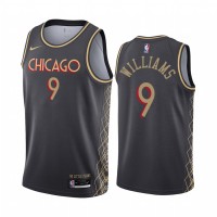 Nike Chicago Bulls #9 Patrick Williams Black NBA Swingman 2020-21 City Edition Jersey