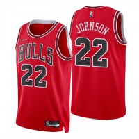 Nike Chicago Bulls #22 Alize Johnson Red Men's 2021-22 NBA 75th Anniversary Diamond Swingman Jersey - Icon Edition