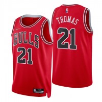 Nike Chicago Bulls #21 Matt Tthomas Red Men's 2021-22 NBA 75th Anniversary Diamond Swingman Jersey - Icon Edition