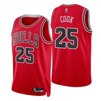 Nike Chicago Bulls #25 Tyler Cook Red Men's 2021-22 NBA 75th Anniversary Diamond Swingman Jersey - Icon Edition