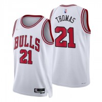 Nike Chicago Bulls #21 Matt Tthomas White Men's 2021-22 NBA 75th Anniversary Diamond Swingman Jersey -  Association Edition