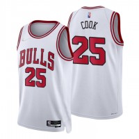 Nike Chicago Bulls #25 Tyler Cook White Men's 2021-22 NBA 75th Anniversary Diamond Swingman Jersey -  Association Edition