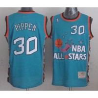 Mitchell And Ness Chicago Bulls #30 Scottie Pippen Light Blue 1996 All-Star Stitched NBA Jersey