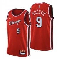 Chicago Chicago Bulls #9 Nikola Vucevic Men's Nike Red 2021/22 Swingman NBA Jersey - City Edition