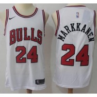 Nike Chicago Bulls #24 Lauri Markkanen White NBA Swingman Association Edition Jersey