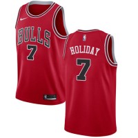 Nike Chicago Bulls #7 Justin Holiday Red NBA Swingman Icon Edition Jersey