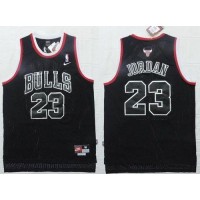 Chicago Bulls #23 Michael Jordan Black Shadow Stitched NBA Jersey