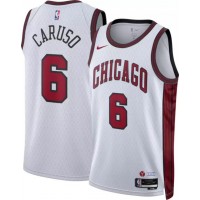 Chicago Chicago Bulls #6 Alex Caruso Unisex Nike White 2022-23 Swingman Jersey - City Edition
