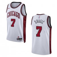 Chicago Chicago Bulls #7 Goran Dragic Unisex Nike White 2022-23 Swingman Jersey - City Edition