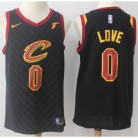 Nike Cleveland Cavaliers #0 Kevin Love Black NBA Swingman Statement Edition Jersey
