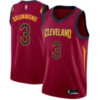 Nike Cleveland Cavaliers #3 Andre Drummond Red NBA Swingman Icon Edition Jersey