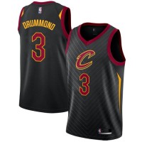 Nike Cleveland Cavaliers #3 Andre Drummond Black NBA Swingman Statement Edition Jersey
