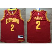 Cleveland Cavaliers #2 Kyrie Irving Red Revolution 30 Stitched NBA Jersey