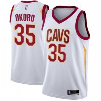 Nike Cleveland Cavaliers #35 Isaac Okoro White NBA Swingman Association Edition Jersey