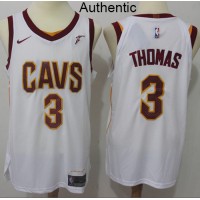 Nike Cleveland Cavaliers #3 Isaiah Thomas White NBA Authentic Association Edition Jersey