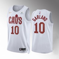 Cleveland Cleveland Cavaliers #10 Darius Garland Men's White Nike NBA 2022-23 Association Edition Jersey