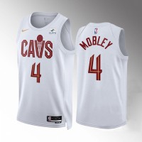Cleveland Cleveland Cavaliers #4 Evan Mobley Men's White Nike NBA 2022-23 Association Edition Jersey