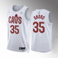 Cleveland Cleveland Cavaliers #35 Isaac Okoro Men's White Nike NBA 2022-23 Association Edition Jersey