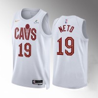 Cleveland Cleveland Cavaliers #19 Raul Neto Men's White Nike NBA 2022-23 Association Edition Jersey