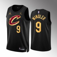 Cleveland Cleveland Cavaliers #9 Dylan Windler Men's Black Nike NBA 2022-23 Statement Edition Jersey